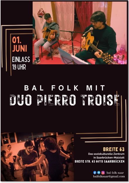 Bal Folk mit Duo Pierro Troise
